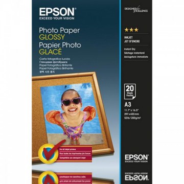 EPSON PAPIER ENCRE PH BRILLANT A3 20