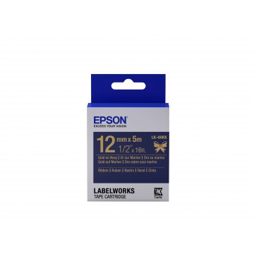 EPSON RUBAN LK-4HKK OR/MARINE 12MMX5