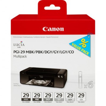 CANON ENCRE PGI-29 6CL (NOIRS/GRIS)