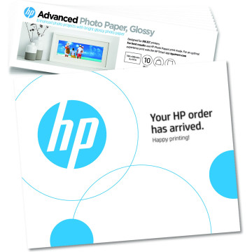 HP PAPIER ENCRE PH BRILLANT ADV 10F