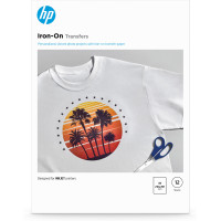 HP PAPIER TRANSFERT SUR TISSU A4 12F 