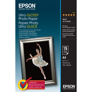 EPSON PAPIER PHOTO ULTRA BRILLANT A4