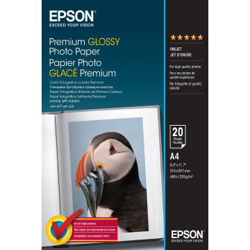 EPSON PAPIER PH BRILLANT A4 20F