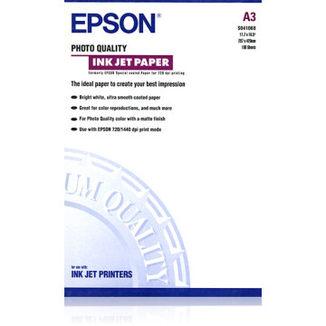 EPSON PAPIER COUCHE QUALITE PHOTO A3