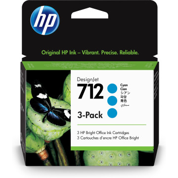 HP ENCRE 712 C 29ML PK3