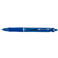 Stylo Acroball rétractable clip plastique bleu 