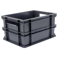 Bac de manutention palettisable 40x30x22cm 20 litres 