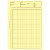 Bloc audit de 80 pages, matrice pour contrôle interne, coloris jaune