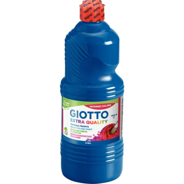 Flacon de 1L de gouache liquide GIOTTO, bleu outremer