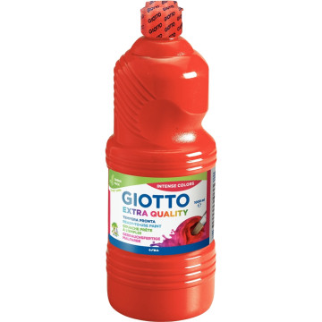 Flacon de 1L de gouache liquide GIOTTO rouge vermillon