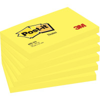 Paquet 6 blocs 100 feuilles Post-it 76x127 mm Jaune 