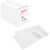 Boîte de 250 pochettes blanches C4 229x324 90g/m² fenêtre 50x110 bande de protection