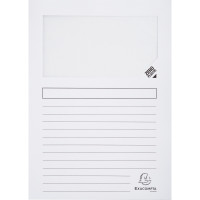 Paquet de 100 pochettes coin papier FOREVER 130g, blanc 