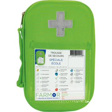 Trousse de secours spéciale école