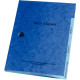 Parapheur trieur 3 cases bleu