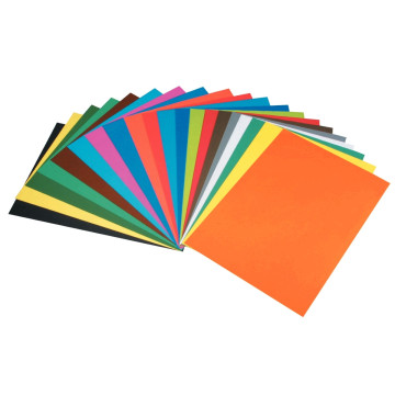 Paquet de 10 feuilles de Carta 50x65 cm 270g noir