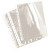 Sachet de 100 pochettes perforées en polypropylène lisse 5/100ème format A4 à classer