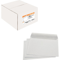 Boîte de 500 enveloppes blanches C5 162x229 80g/m² bande de protection 