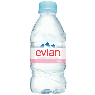 Pack de 24 bouteilles 33cl EVIAN