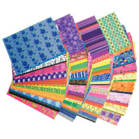 Paquet de 192 feuilles en papier motifs fantaisie assortis 74 grammes 