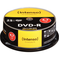 Spindle de 25  DVD-R Intenso 4,7 Go 