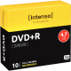 Paquet de 10  DVD+R Intenso 4,7 Go 