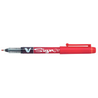 Feutre Pilot V-Sign Pen rouge 