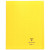 Piqûre 96 pages 24x32 cm KOVERBOOK, seyès 90g, couverture en polypropylène, jaune