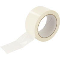 Lot de 6 rouleaux adhésif PVC blanc 50mmx66m 