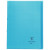 Piqûre 96 pages 21x29,7 cm KOVERBOOK, seyès 90g, couverture en polypropylène, bleu