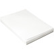 Paquet de 100 couvertures grain cuir brillant blanc 