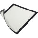 Sachet de 5 cadres d'affichage A4 magnétique coloris noir 