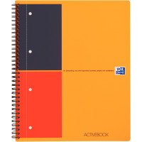 Cahier à reliure intégrale Activebook 160 pages, format A4+, ligné 6 mm 