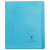 Piqûre 96 pages 17x22 cm KOVERBOOK, seyès 90g, couverture en polypropylène, bleu