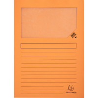 Paquet de 100 pochettes coin papier FOREVER 130g, orange 