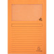 Paquet de 100 pochettes coin papier FOREVER 130g, orange 