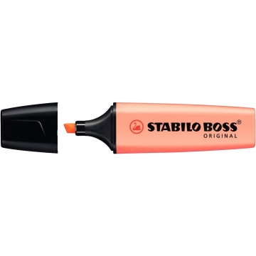 Surligneur STABILO BOSS pastel teint de pêche