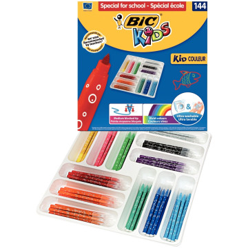 Classpack 144 feutres Kid couleurs assortis