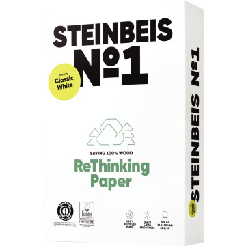 Ramette 500 feuilles A3 80g blanc STEINBEIS N°1