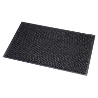 Tapis d'accueil microfibre 60x90 gris 