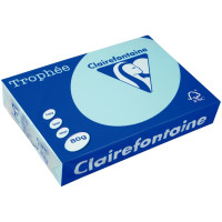 Ramette de 500 feuilles de papier 80g de format A4 bleu alizé TROPHEE CLAIREFONTAINE 