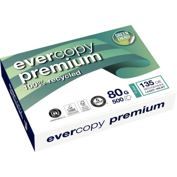 Ramette 500 feuilles A4 80g EVERCOPY PREMIUM