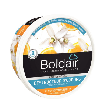 Boîte gel destructeur d'odeur fleur d'oranger