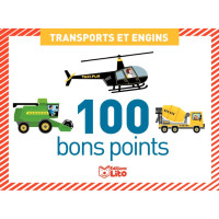 Boite de 100 images Transports et engins 