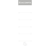 Paquet de 10 étiquettes adhésives pour classeurs à levier dos large 