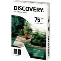 Ramette de 500 feuilles de papier blanc 75g de format A4 DISCOVERY 