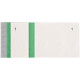 Lot de 10 blocs numérotés à souches 1 souche, vert