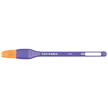 Brosse KAMIKAZE N° 18 poils synthétiques très résistants manche plastique solide ( sans PVC )