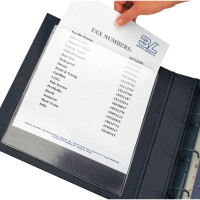 Blister de 10 pochettes adhésives transparentes pour format A4 