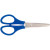 Ciseaux bouts ronds anneaux en plastique 13 cm pour gaucher